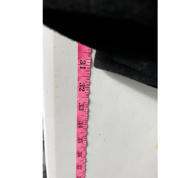 Cole Haan Womens Coat Size 4 Button Front Belted Trench Wool Blend Black - Picture 5 of 6